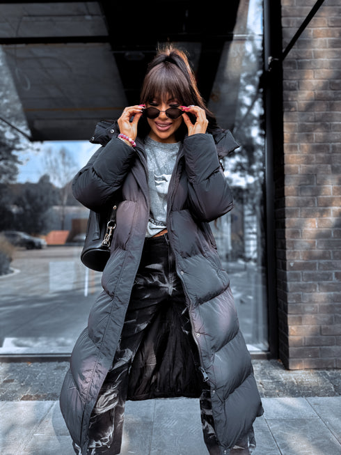 Long jacket "FROZEN" FC7580 - black